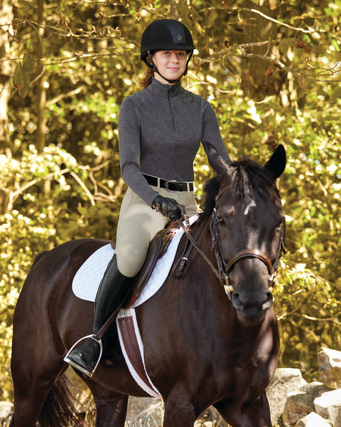 DS Ladies’ Valentina Quarter-Zip Shirt