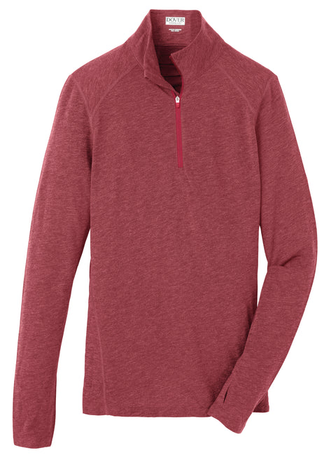 DS Ladies’ Valentina Quarter-Zip Shirt