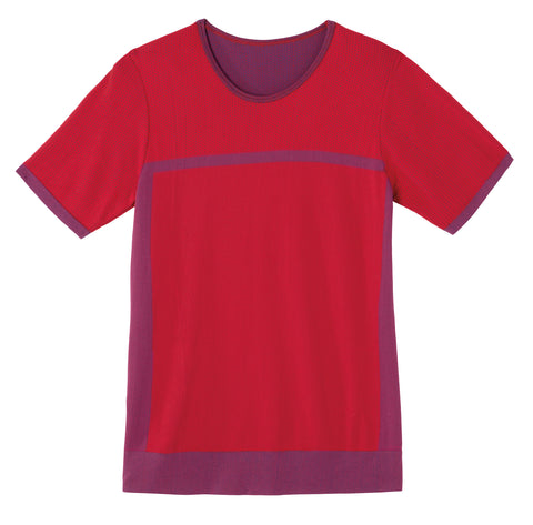 DS Ladies’ Mesh Knit Seamless Tee
