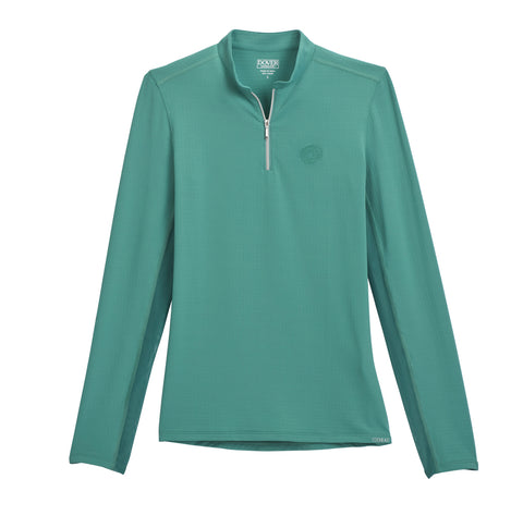 CoolBlast® 100 Ladies’ Mandarin Neck Quarter-Zip Top