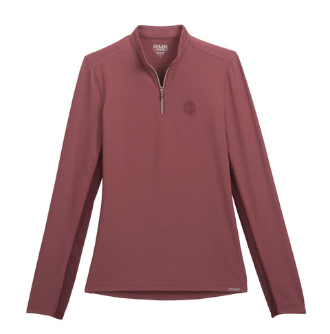 CoolBlast® 100 Ladies’ Mandarin Neck Quarter-Zip Top
