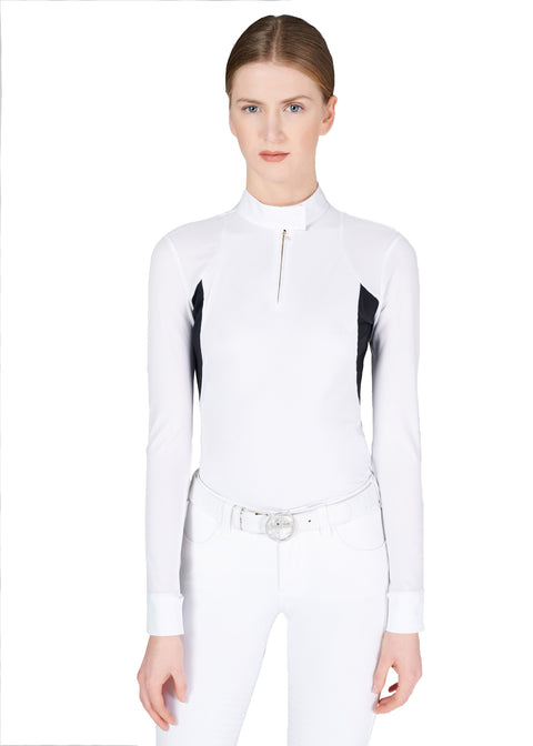 Vestrum Ladies’ Kotka Long Sleeve Show Shirt - White / Xs - Show Shirts