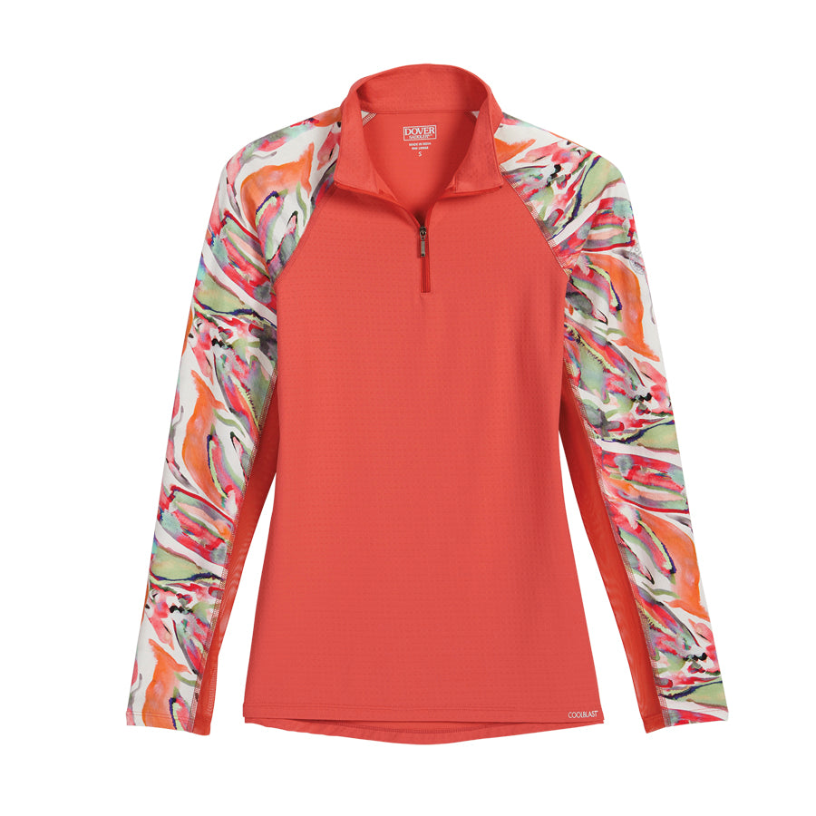 CoolBlast® 100 Ladies' LaBelle Print Long Sleeve Shirt – Dover