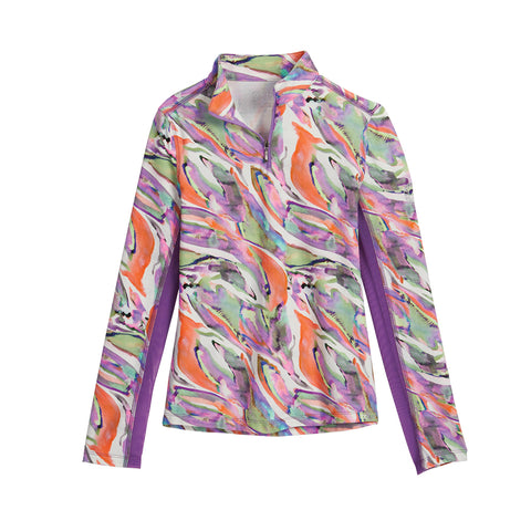 CoolBlast® 100 Kids’ Noma Long Sleeve Print Shirt