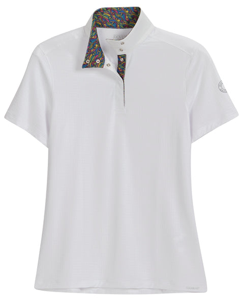 CoolBlast® 100 Ladies’ Showtime Short Sleeve Show Shirt - Rainbow / Xs - Show Shirts