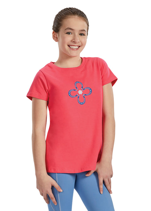 Riding Sport™ Girls’ Horseshoe Daisy Tee