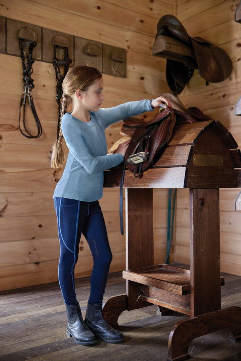 Riding Sport™ Kids’ Three-Season Knee-Patch Tech Tight