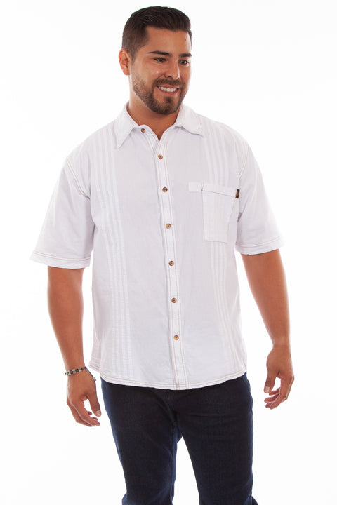 Scully Leather Men’s Short-Sleeve Traveler Shirt