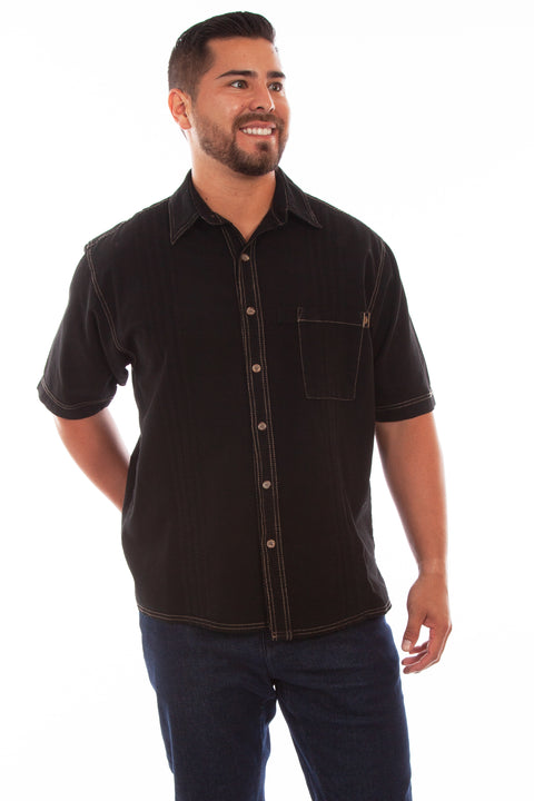 Scully Leather Men’s Short-Sleeve Traveler Shirt