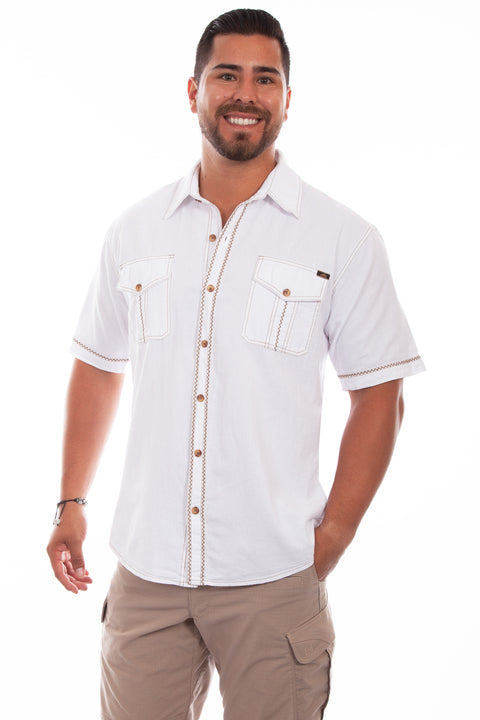 Scully Leather Men’s Voyager Short-Sleeve Shirt