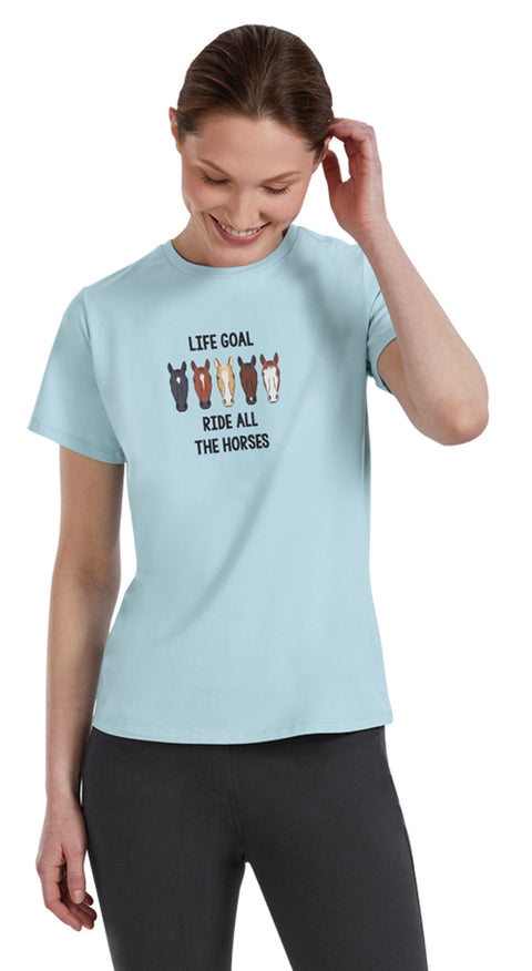 Riding Sport™ Ladies’ Marietta Short Sleeve Graphic Tee