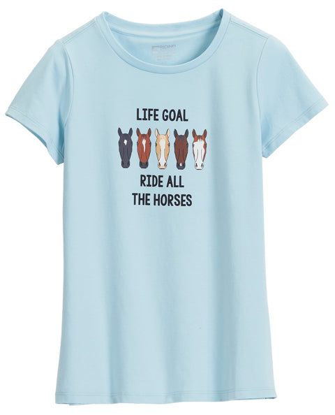 Riding Sport™ Kids’ Marietta Short Sleeve Graphic Tee