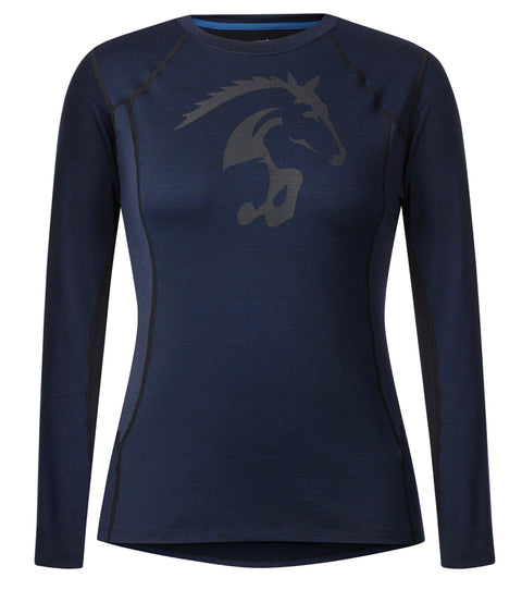 Kerrits® Ladies’ Crescent Base Layer Top - Ink / Xs - Casual Shirts