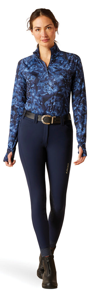 Ariat® Ladies’ Lowell Quarter-Zip Print Base Layer 2.0