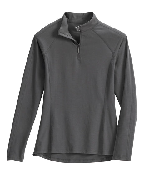 Riding Sport™ Ladies’ Wilton Long Sleeve Shirt - Charcoal / Xs - Casual Shirts
