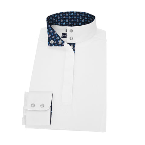 Essex Classics Ladies’ Talent Yarn® Straight Collar Long Sleeve Show Shirt