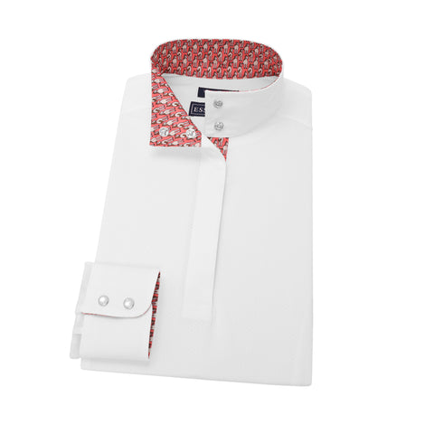 Essex Classics Ladies’ Talent Yarn® Straight Collar Long Sleeve Show Shirt