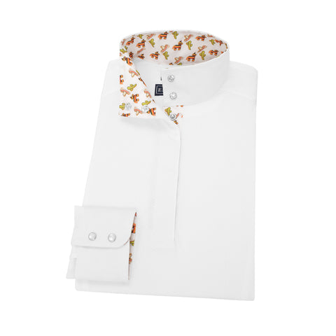 Essex Classics Ladies’ Talent Yarn® Straight Collar Long Sleeve Show Shirt