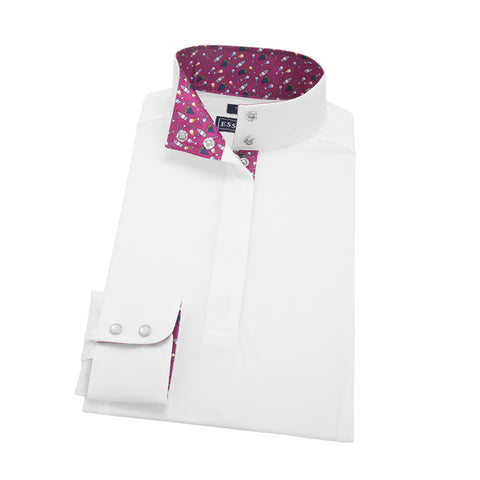 Essex Classics Ladies’ Talent Yarn® Straight Collar Long Sleeve Show Shirt