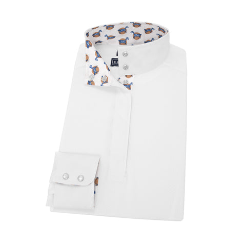 Essex Classics Ladies’ Talent Yarn® Straight Collar Long Sleeve Show Shirt