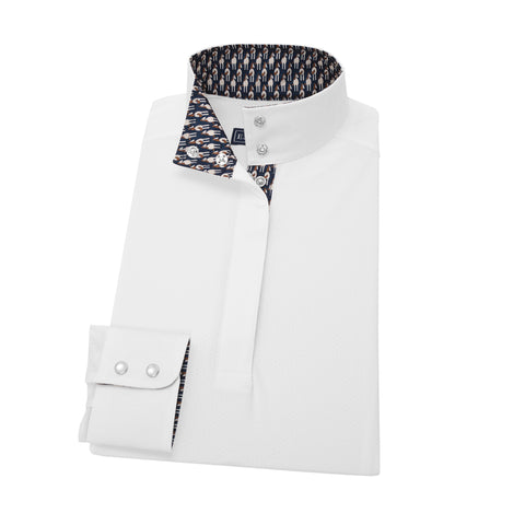 Essex Classics Ladies’ Talent Yarn® Straight Collar Long Sleeve Show Shirt