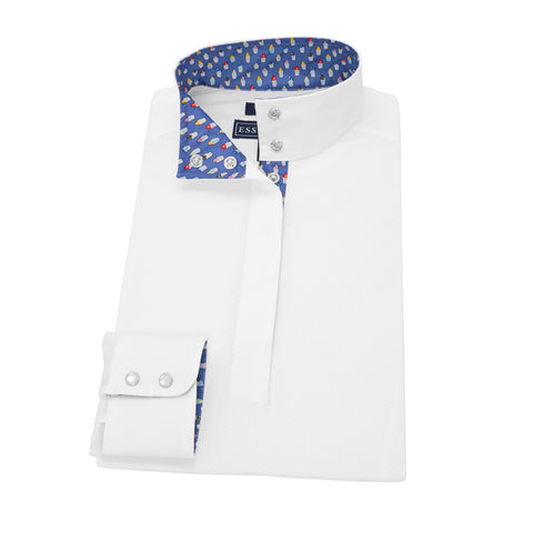 Essex Classics Ladies’ Talent Yarn® Straight Collar Long Sleeve Show Shirt