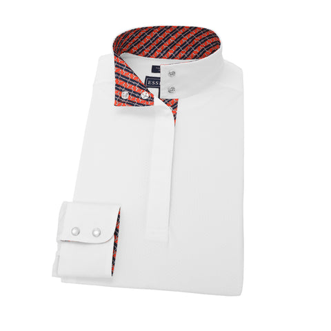 Essex Classics Ladies’ Talent Yarn® Straight Collar Long Sleeve Show Shirt