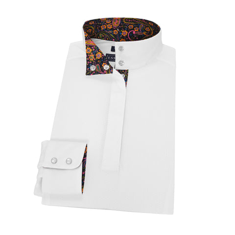 Essex Classics Ladies’ Talent Yarn® Straight Collar Long Sleeve Show Shirt