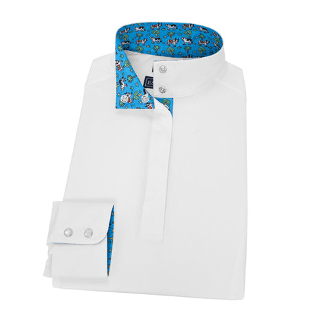 Essex Classics Ladies’ Talent Yarn® Straight Collar Long Sleeve Show Shirt
