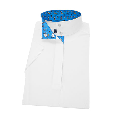 Essex Classics Ladies’ Talent Yarn® Straight Collar Short Sleeve Show Shirt
