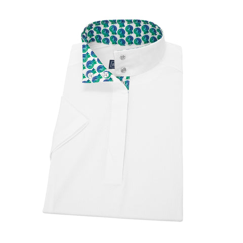 Essex Classics Ladies’ Talent Yarn® Straight Collar Short Sleeve Show Shirt