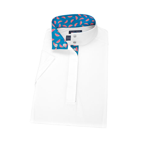 Essex Classics Ladies’ Talent Yarn® Straight Collar Short Sleeve Show Shirt