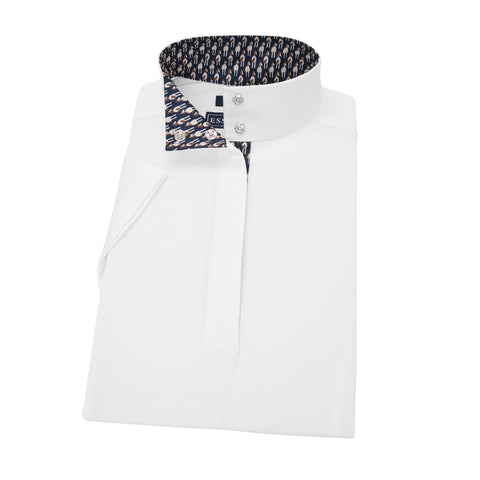 Essex Classics Ladies’ Talent Yarn® Straight Collar Short Sleeve Show Shirt