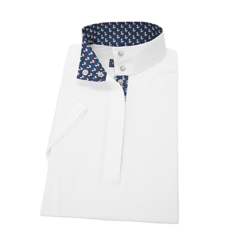 Essex Classics Ladies’ Talent Yarn® Straight Collar Short Sleeve Show Shirt