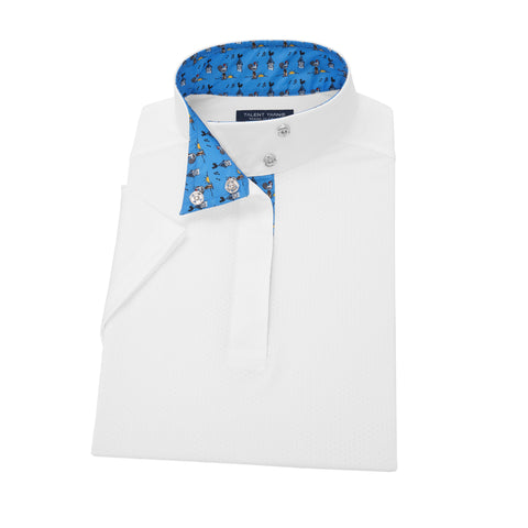 Essex Classics Girls’ Talent Yarn Short Sleeve Show Shirt