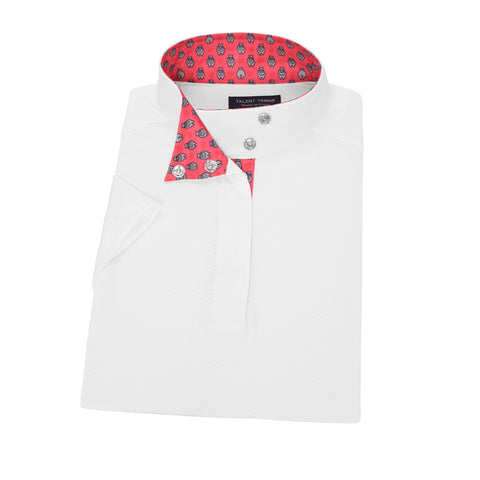 Essex Classics Girls’ Talent Yarn Short Sleeve Show Shirt