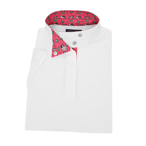 Essex Classics Girls’ Talent Yarn Short Sleeve Show Shirt
