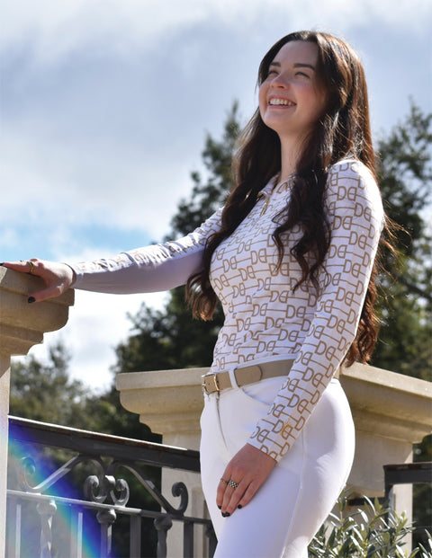 Dancing Equestrian Signature Long Sleeve Shirt