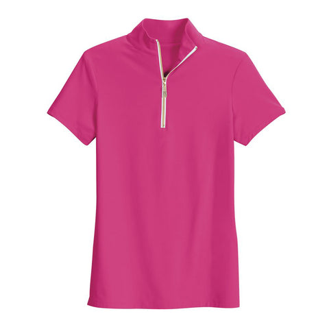 THE TAILORED SPORTSMAN™ Ladies’ IceFil® Quarter-Zip Short Sleeve Sun Shirt