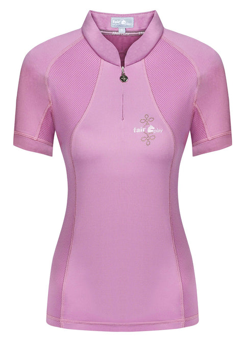 Fair Play® Ladies’ Paula Short Sleeve Shirt - Dusty Pink / Xs(34) - Casual Shirts