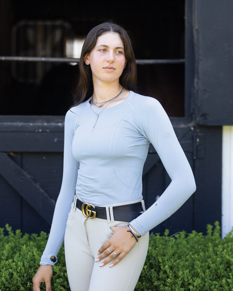 TKEQ Ladies’ Kennedy Seamless Long Sleeve Top