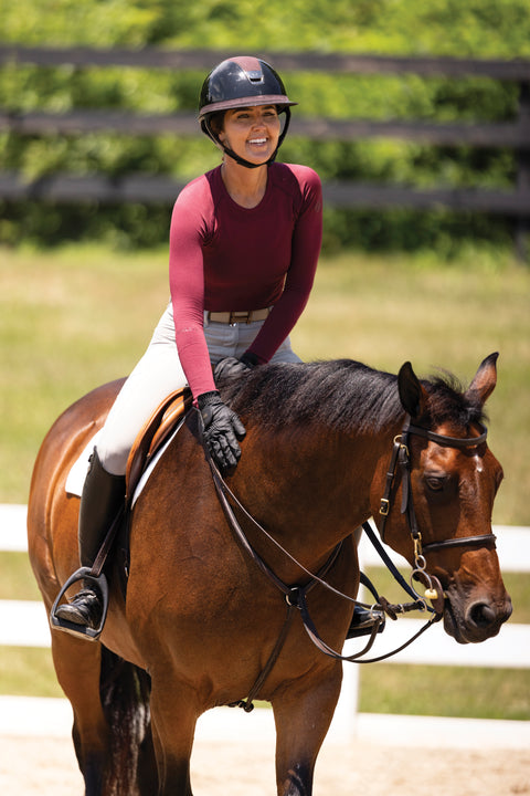 TKEQ Ladies’ Kennedy Seamless Long Sleeve Top 2.0