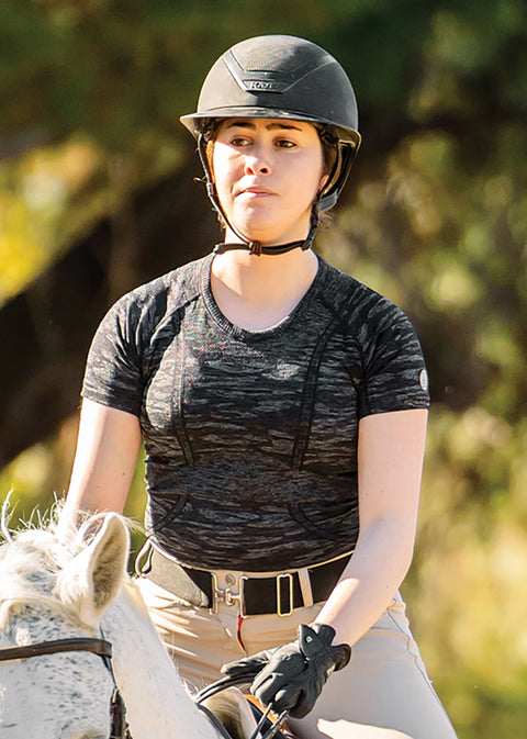TKEQ Ladies’ Kennedy Seamless Short Sleeve Top