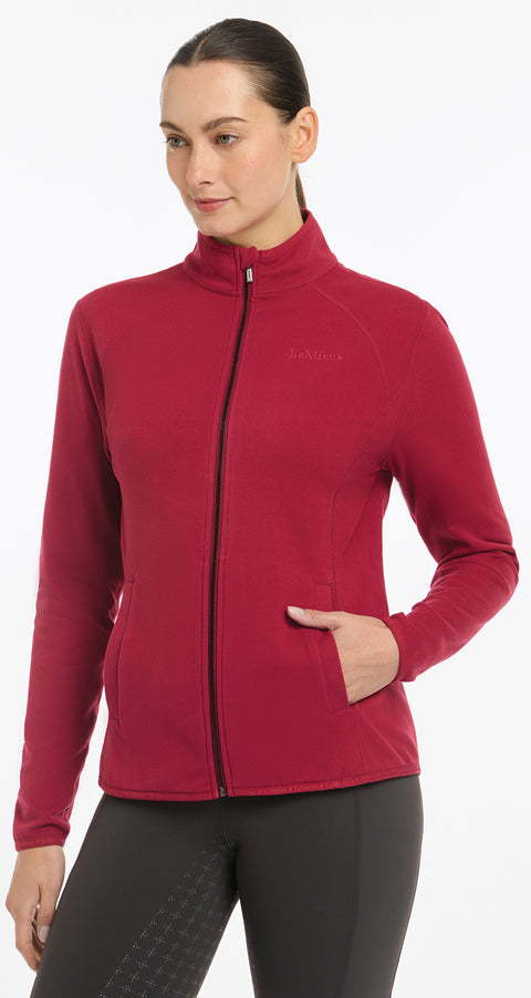 LeMieux® Ladies’ Faye Full-Zip Fleece - Ember / Us 2/Uk 6 - Sweaters & Sweatshirts