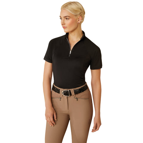 Ariat® Ladies’ Soquel Quarter-Zip Short Sleeve Shirt