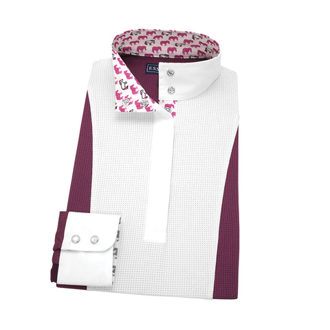 Essex Classics Girls’ Performance Long Sleeve Show Shirt