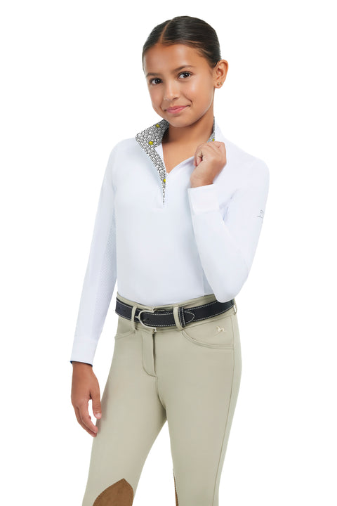 R.J. Classics Girls’ Tori Jr. Long Sleeve Show Shirt