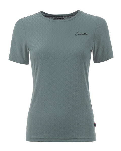 Cavallo® Ladies’ Caval Nadeen Short-Sleeve Shirt - Thyme / 32 - Casual Shirts