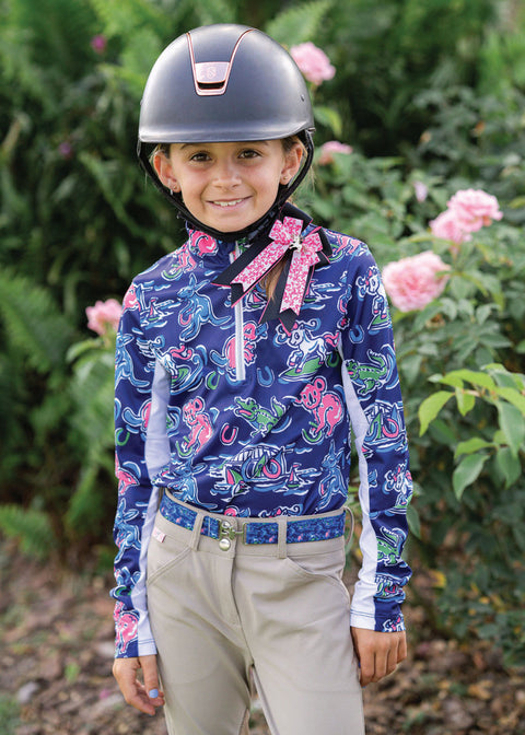 Belle & Bow Equestrian Children’s Long Sleeve Sun Shirt