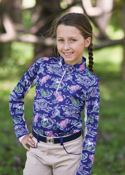 Belle & Bow Equestrian Children’s Short Sleeve Sun Shirt